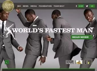 Usain Bolt tiene su sitio con WordPress